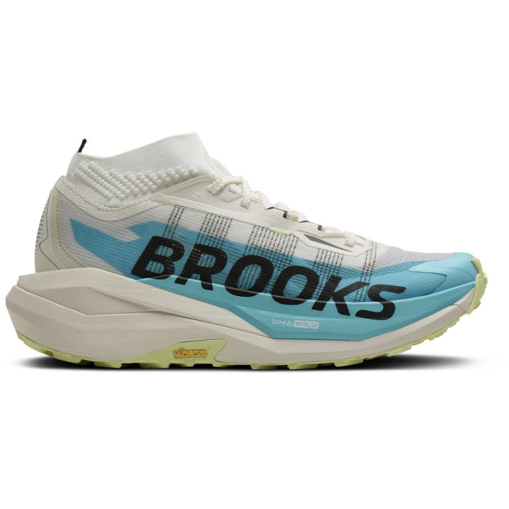 Brooks Cascadia Elite Bianco Blu Nero - Scarpe Trail Running Uomo