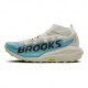 Brooks Cascadia Elite Bianco Azzurro Nero - Scarpe Trail Running Uomo