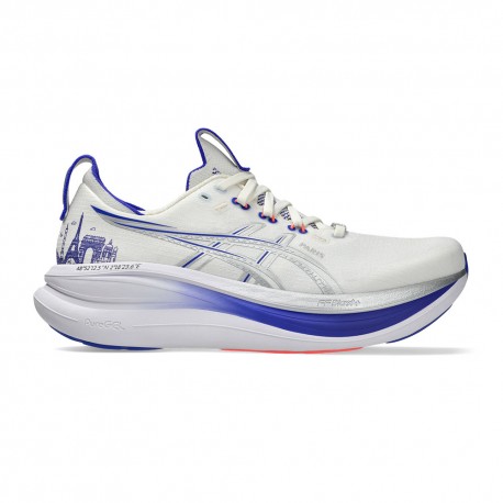 Asics Gel Nimbus 28 Cream Pure Argento - Scarpe Running Uomo