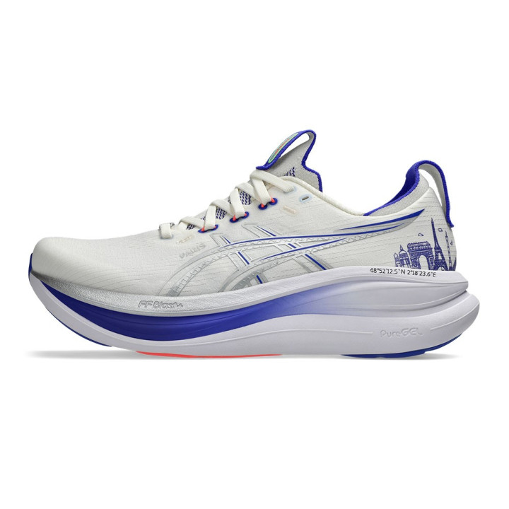 Asics Gel Nimbus 28 Cream Pure Argento - Scarpe Running Uomo