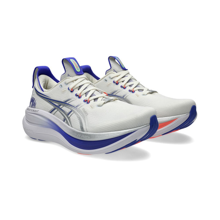 Asics Gel Nimbus 28 Cream Pure Argento - Scarpe Running Uomo