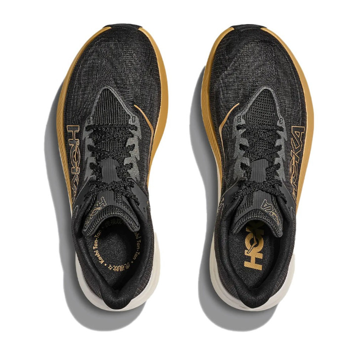 Hoka Rocket X 3 Nero Oro - Scarpe Running Uomo