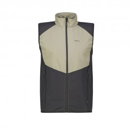 Meru Gilet Trekking Lalitpur Softshell Caviar Vetiver Caviar Uomo