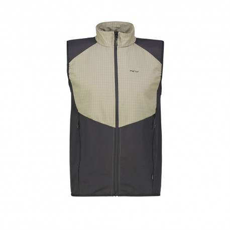 Meru Gilet Trekking Lalitpur Softshell Caviar Vetiver Caviar Uomo