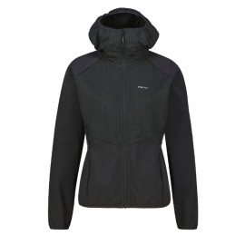 Meru Softshell Lalitpur Hoodie Caviar Donna