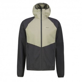 Meru Softshell Lalitpur Hoodie Caviar Vetiver Caviar Uomo
