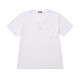 Blauer T-Shirt Logo Piccolo Pumpies Bianco Donna