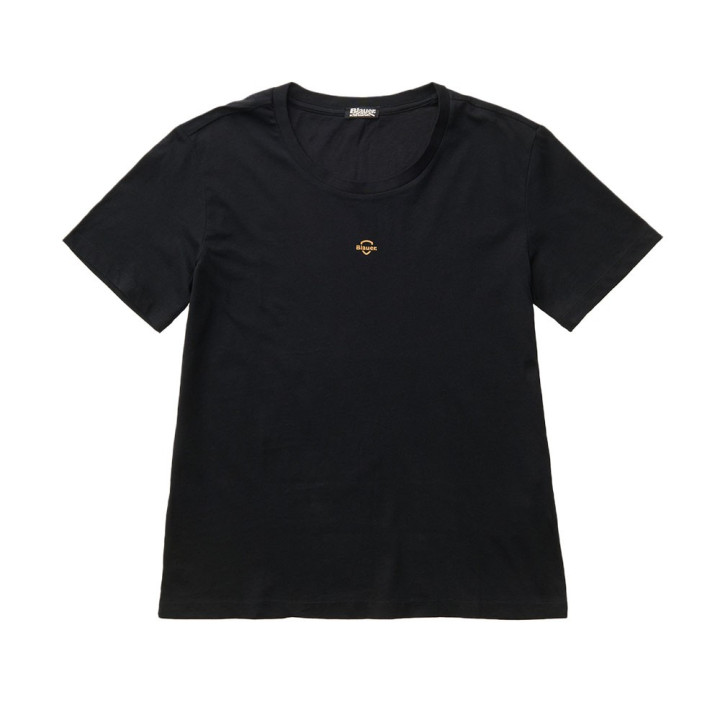 Blauer T-Shirt Logo Piccolo Pumpies Nero Donna