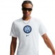 Nike Inter Maglia Maniche Corte Crest Bianco Uomo