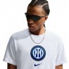 Nike Inter Maglia Maniche Corte Crest Bianco Uomo