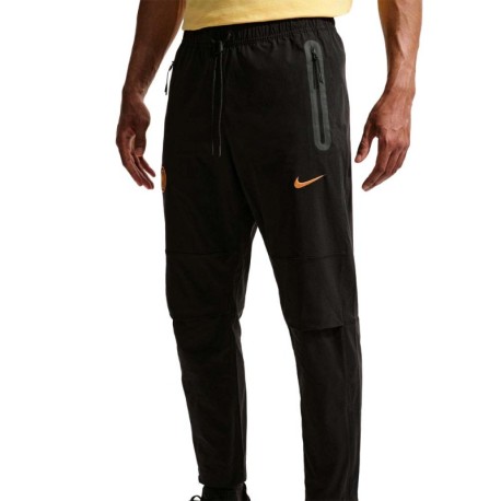 Nike Inter Milan Tech Pantaloni Allenamento Calcio Nero Oro Uomo