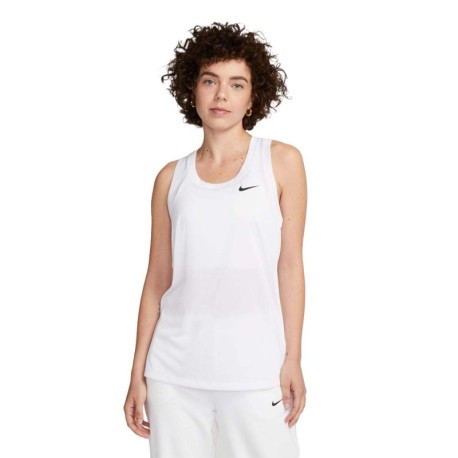 Nike Dri-Fit Canotta Palestra Bianco Donna