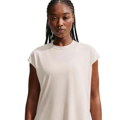 Nike 24.7 Impossiblysoft Maglietta Palestra S Maniche Beige Donna