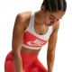 Nike Swoosh Reggiseno Sportivo Ms Bianco Donna