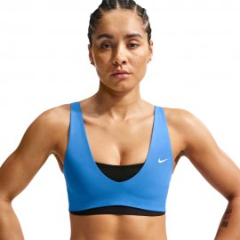 Pro Sculpt Reggiseno Sportivo nero azzurro