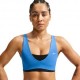Nike Pro Sculpt Reggiseno Sportivo Nero Azzurro Donna