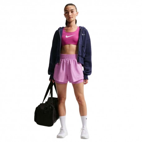 Nike One Shorts Sportivi 2 In 1 Rosa Donna