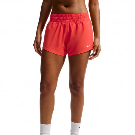 Nike One Shorts Sportivi Rosso Donna