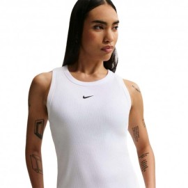 Nike Sportswear Canotta Costine Bianco Donna