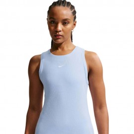 Nike Sportswear Canotta Costine Azzurro Donna