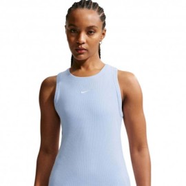 Nike Sportswear Canotta Costine Azzurro Donna