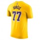 Nike Luka Doncic Los Angeles Lakers Maglia Basket Giallo Viola Uomo