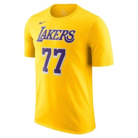 Luka Doncic Los Angeles Lakers Maglia Basket giallo viola