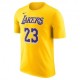 Nike Lebron James Los Angeles Lakers Maglia Basket Giallo Viola Uomo