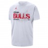 Nike Chicago Bulls Courtside Maglia Basket Bianco Rosso Uomo
