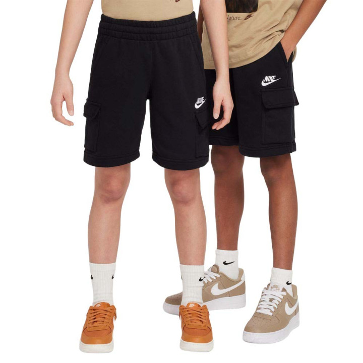 Nike Sportswear Club Shorts Sportivi Cargo Nero Bambino