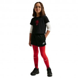 Nike Sportswear Shorts Sportivi Logo Piccolo Nero Bambina