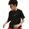 Nike Multi T-Shirt Palestra Logo Nero Bambino