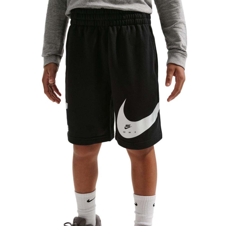 Nike Sportswear Club Shorts Sportivi Big Swoosh Nero Bambino