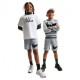 Nike Sportswear Club Shorts Sportivi Big Swoosh Grigio Bambino