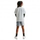 Nike Sportswear Club Shorts Sportivi Big Swoosh Grigio Bambino