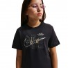 Nike Sportswear Club T-Shirt Palestra Big Swoosh Nero Bambino