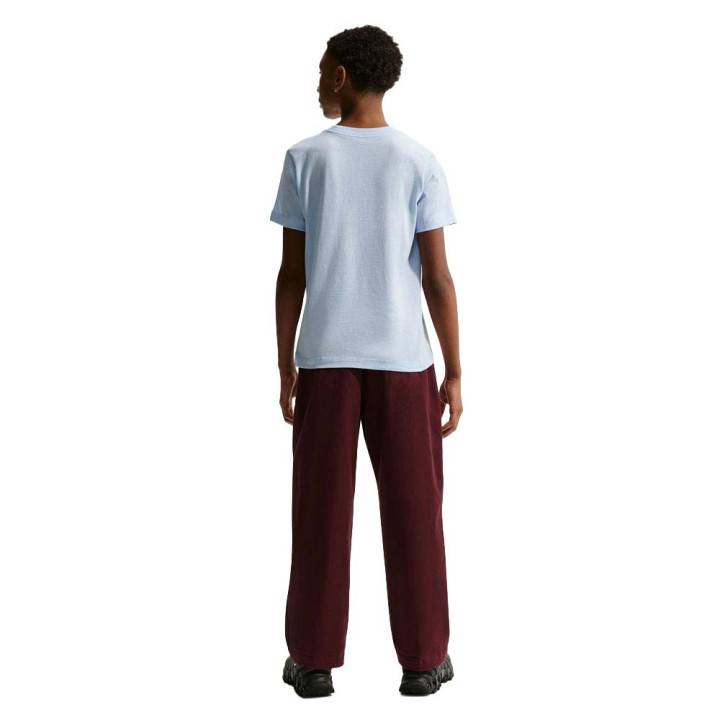 Nike Sportswear Club T-Shirt Palestra Big Swoosh Azzurro Bambino