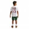 Nike Swoosh T-Shirt Palestra Logo Bianco Bambino