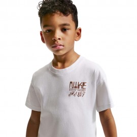 Nike Swoosh T-Shirt Palestra Logo Bianco Bambino