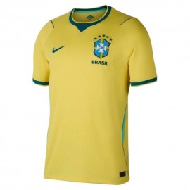 Nike Brazil 2026 Stadium Home Maglia Maniche Corte Giallo Verde Uomo