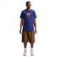 Nike Fc Barcelona Maglia Maniche Corte Crest Deep Blu Uomo