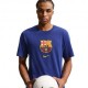 Nike Fc Barcelona Maglia Maniche Corte Crest Deep Blu Uomo