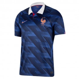 Nike Francia 2026 Stadium Home Maglia Maniche Corte Blu Copper Uomo