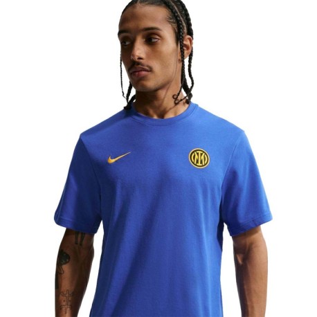 Nike Inter Milan Primary Maglia Maniche Corte Blu Oro Uomo