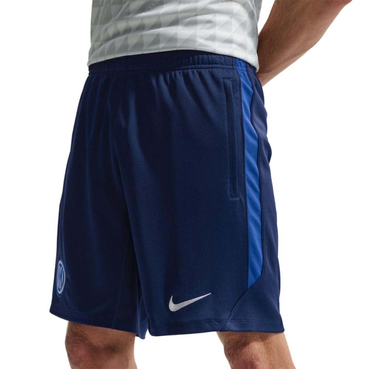 Nike Inter Milan Strike Pantaloncini Calcio Training Blu Bianco Uomo
