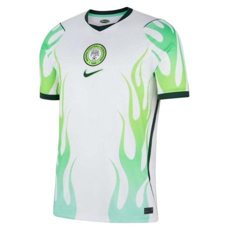 Nike Nigeria 2026 Stadium Away Maglia Maniche Corte Bianco Verde Nero Uomo