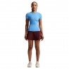 Nike One Fitted Maglietta Palestra Azzurro Donna