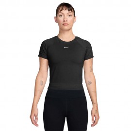 Nike Pro Seamless Maglietta Palestra Nero Donna