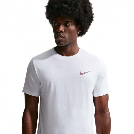 Nike Nike Maglietta Palestra Thermal Bianco Uomo