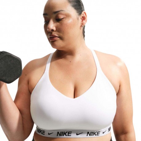 Nike Indy Light Support Reggiseno Sportivo Bianco Donna